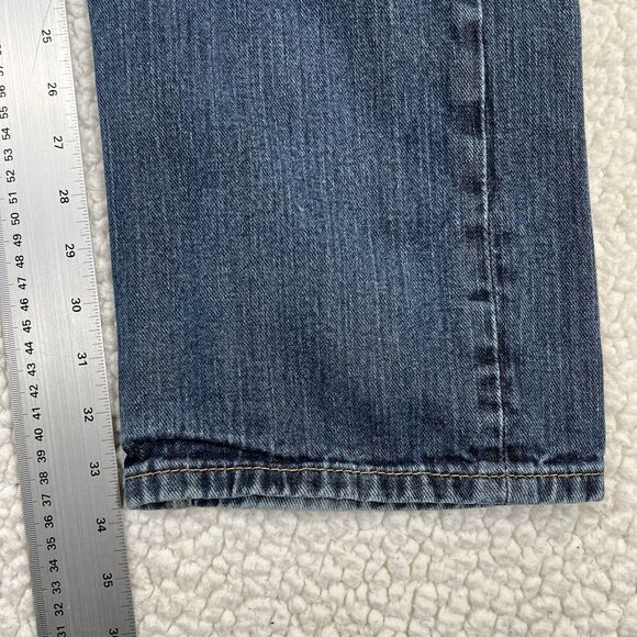 Levi’s 514 Jeans Men’s 36x34 Blue Straight Leg Classic Fit Denim - Picture 8 of 10